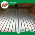 hot sell slotted mdf board factory from shandong /15 /18/12mm